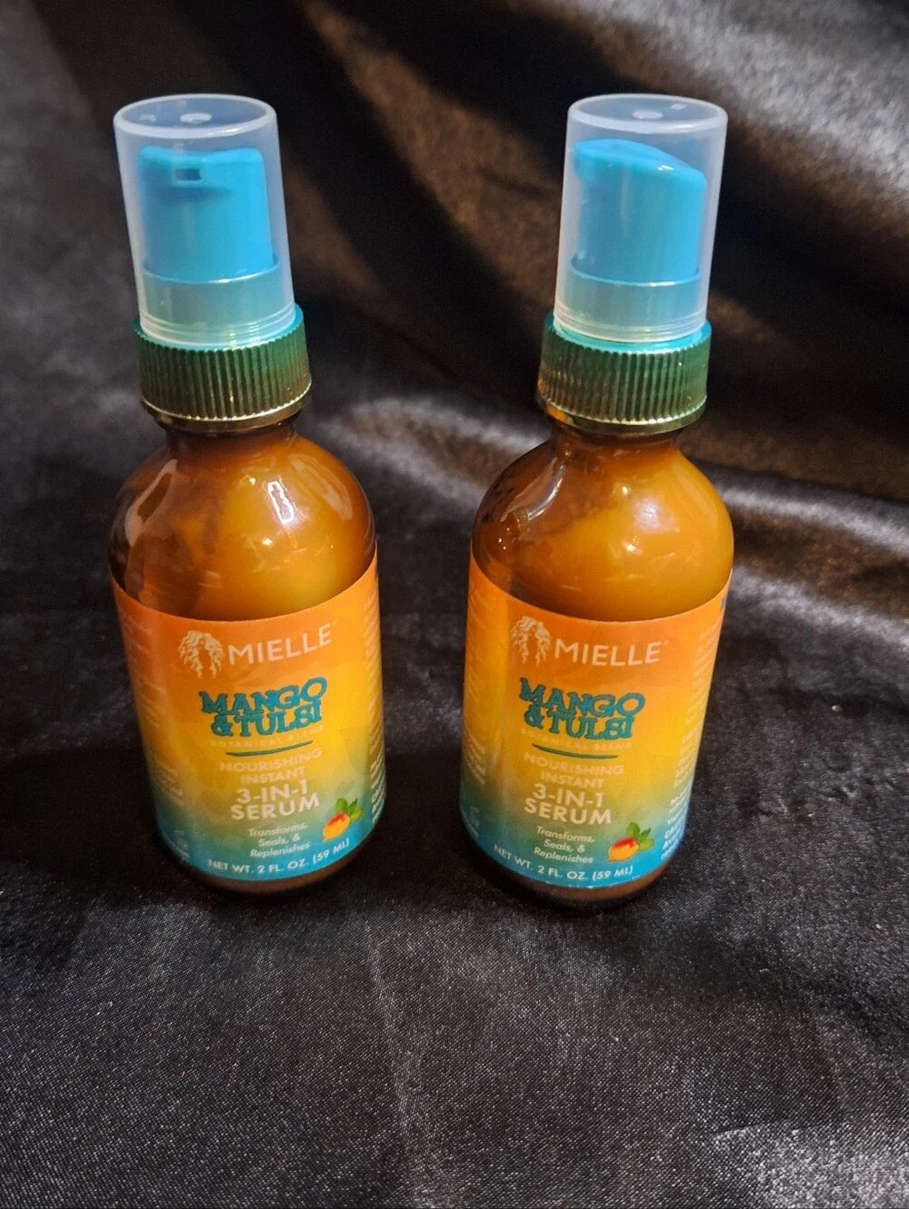 NEW Mielle Mango & Tulsi Botanical Blend~Nourishing~3-in-1 Hair Serum~2 Oz.